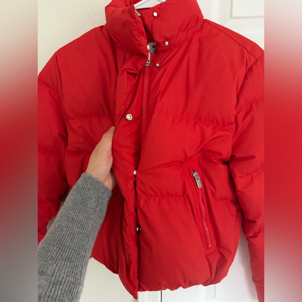 Athleta Summit Cropped Puffer Jacket Winter Down … - image 6